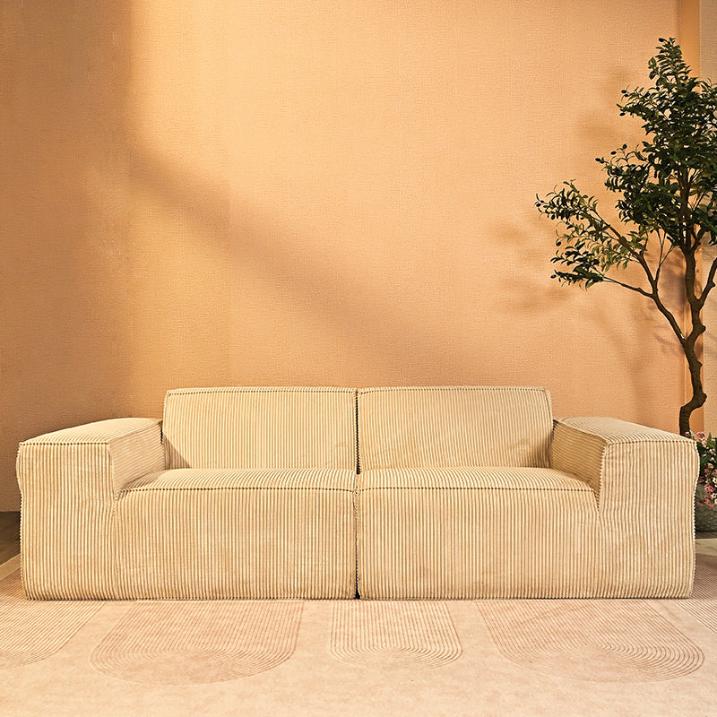 The Perfect Harmony of Corduroy and Sofa: Embracing Subtle Texture and Warmth