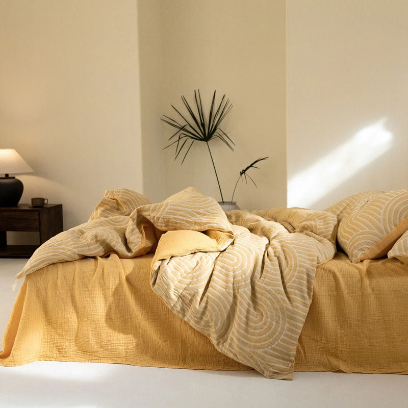 Cozy Circular 100% Cotton Four-Piece Set