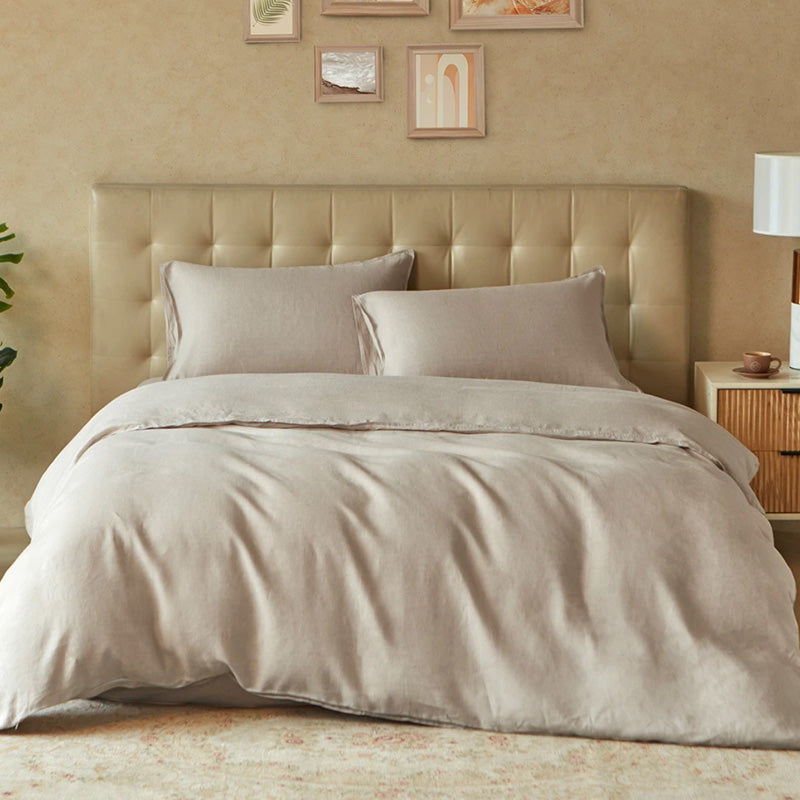Pure Flax 100% Linen 4-piece Bedding Set