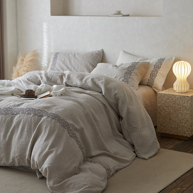 Natural Freshness Linen 4-piece Bedding Set