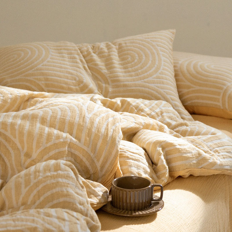 Cozy Circular 100% Cotton Four-Piece Set