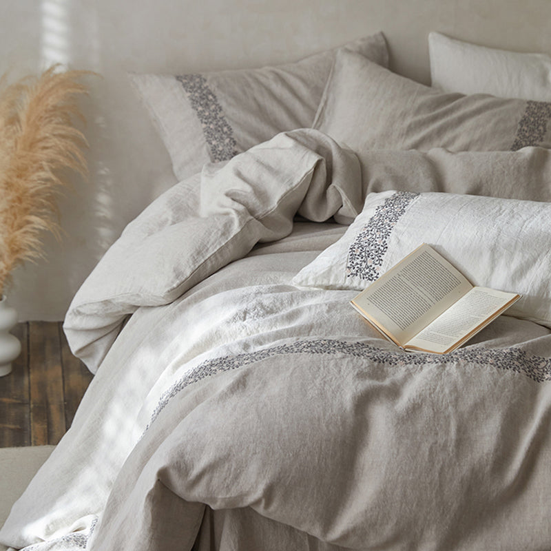 Natural Freshness Linen 4-piece Bedding Set