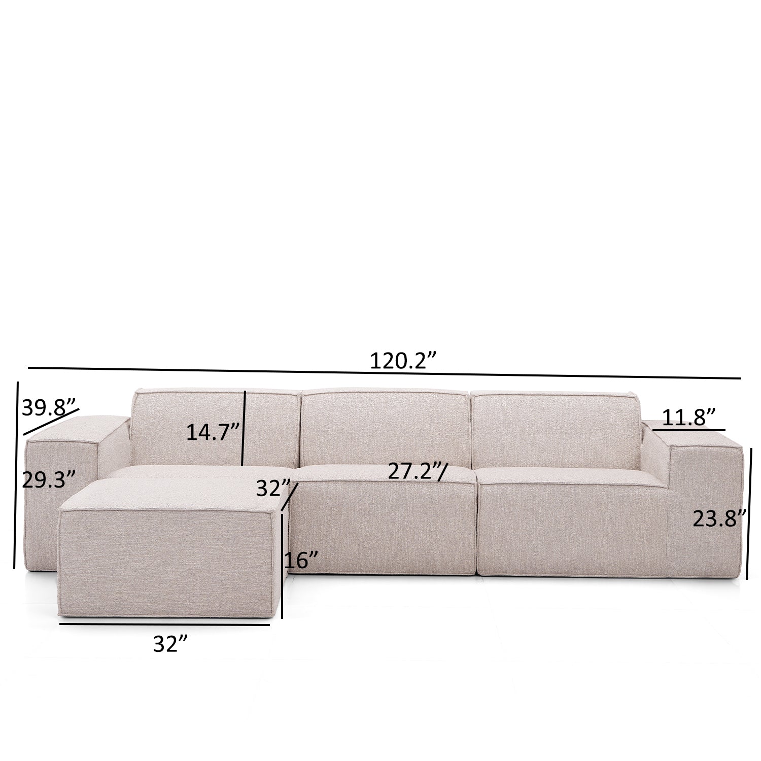 High-Quality Performance Linen sofa