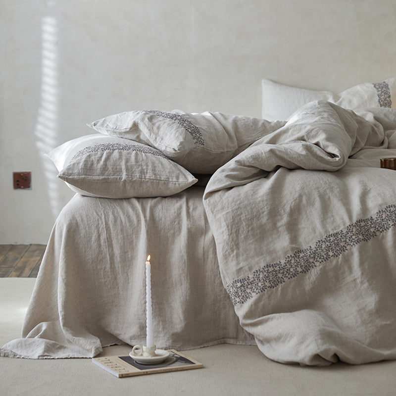 Natural Freshness Linen 4-piece Bedding Set
