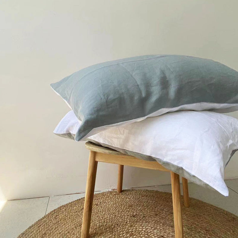 Vintage Reversible Linen 4-piece Bedding Set