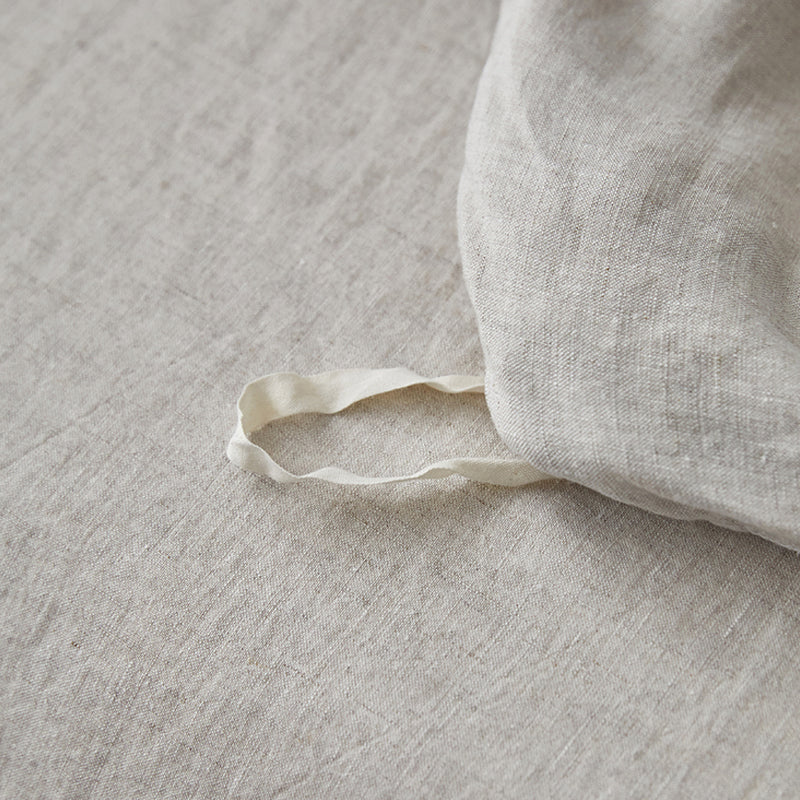 Natural Hemp Neutral 4-piece Bedding Set