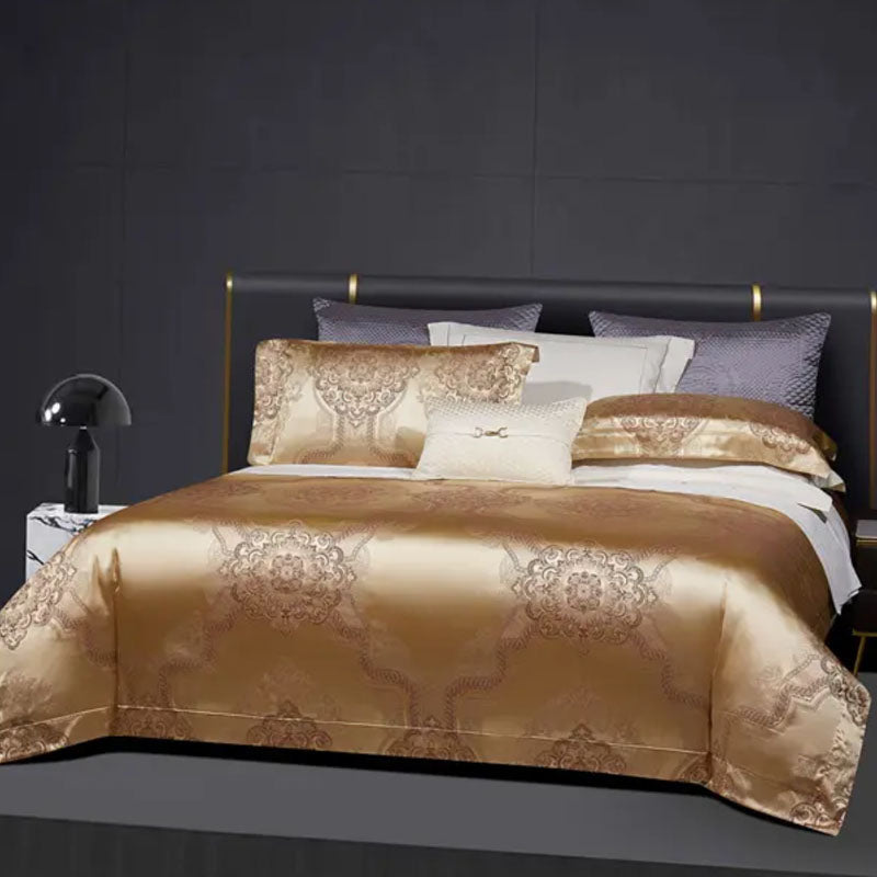 Luxurious Palace Silk Cotton Four-Piece Set