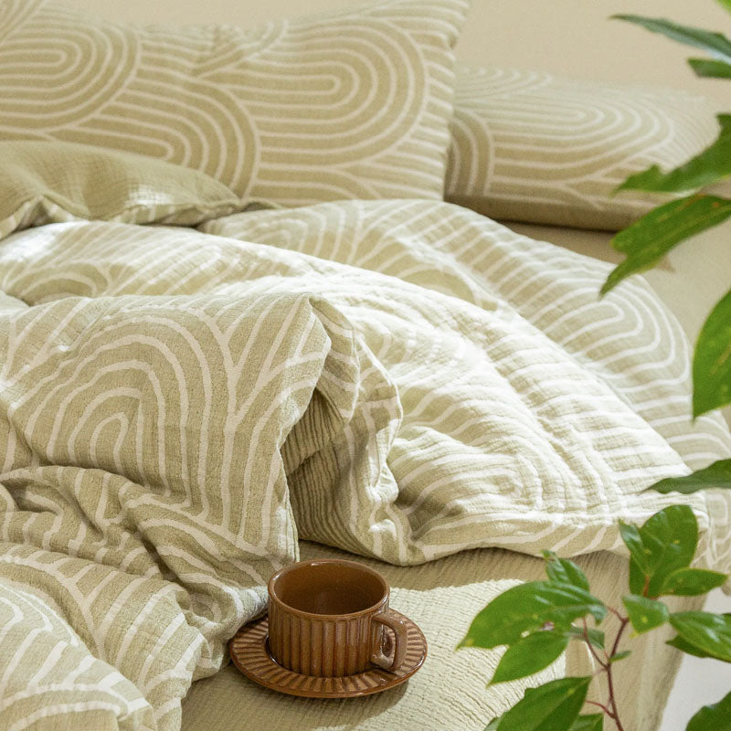 Cozy Circular 100% Cotton Four-Piece Set