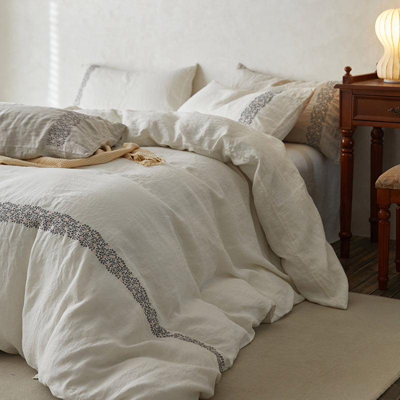 Natural Freshness Linen 4-piece Bedding Set
