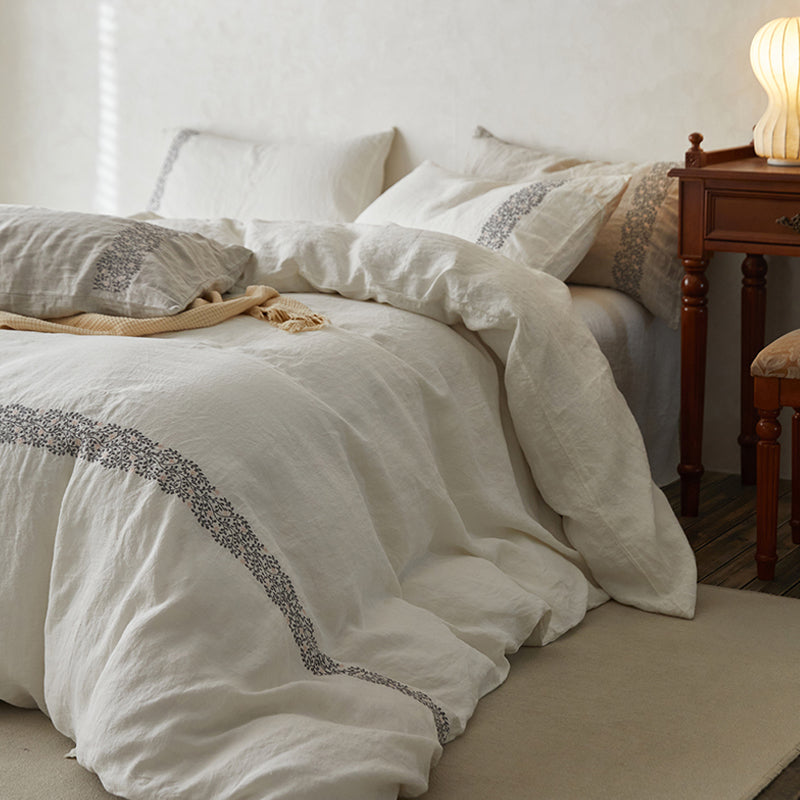 Natural Freshness Linen 4-piece Bedding Set