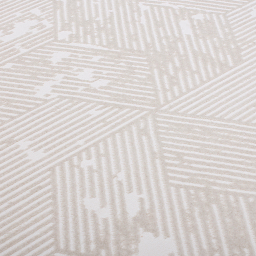 Flowing Waves-Blend Striped Design Rug