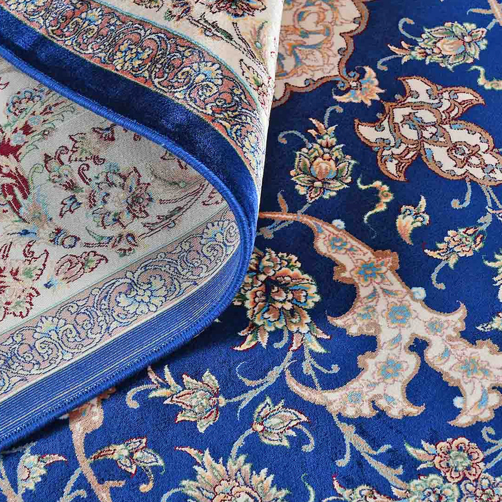 Radiant Stained Glass Silken Modal Silk Rug