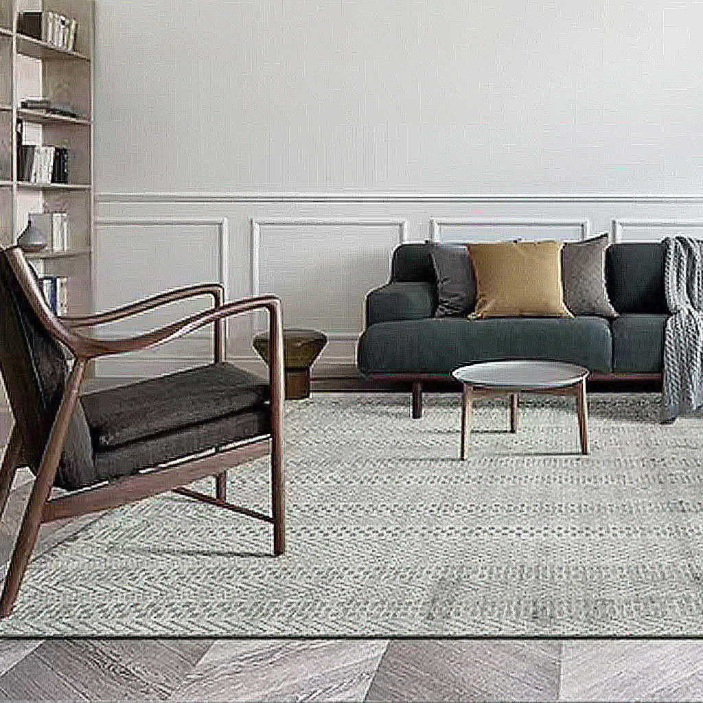 Tencel Touch Rug in Gray