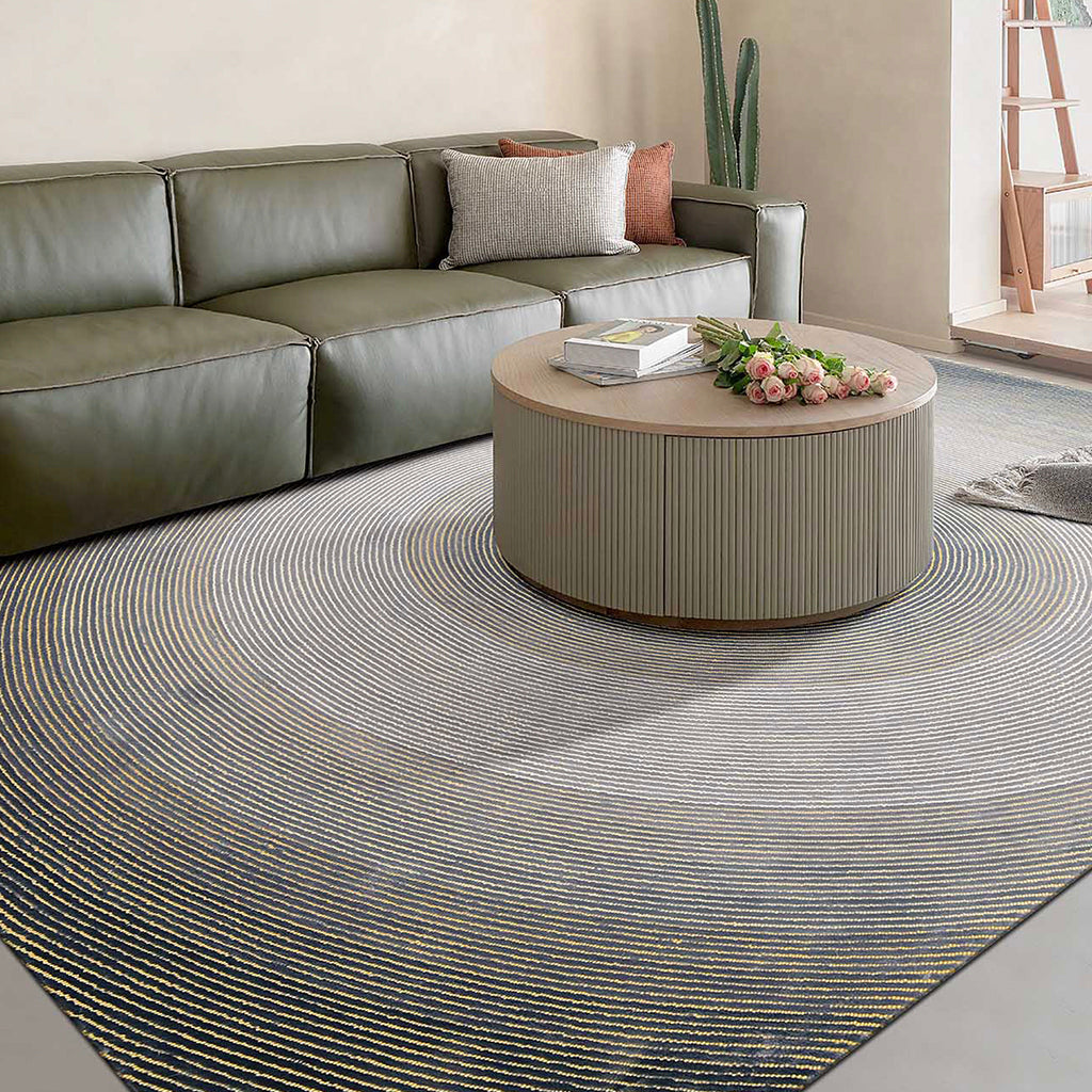 Artistic Lake Surface Circular Rug (Tencel)