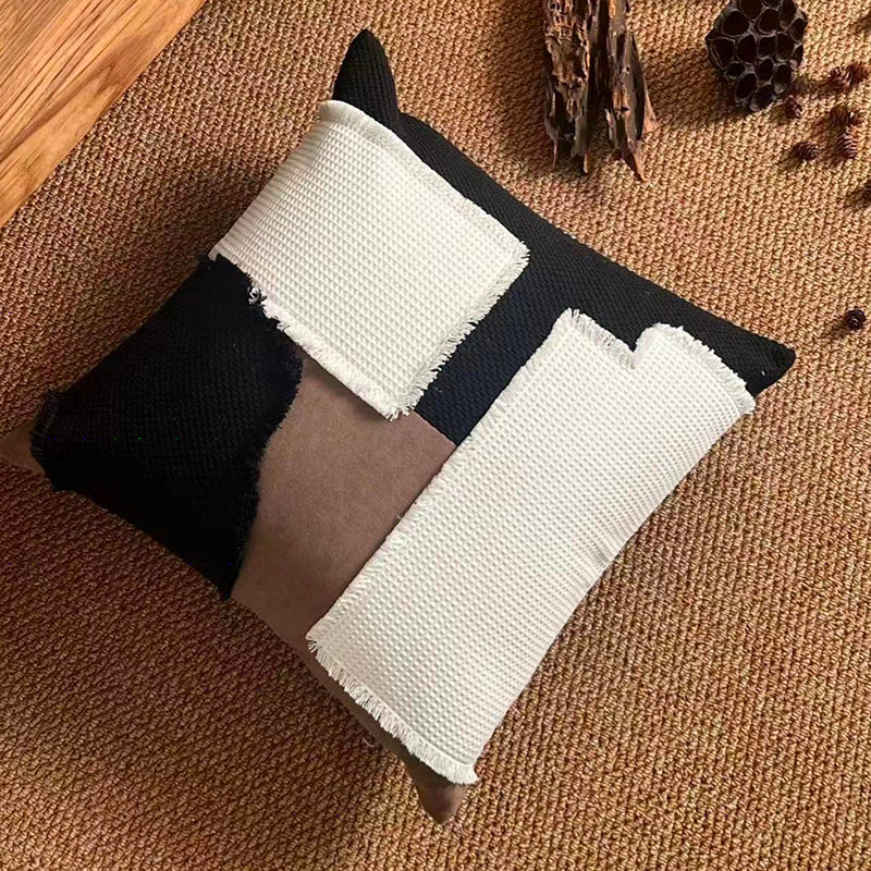 Color Contrast Cotton&Linen Pillow