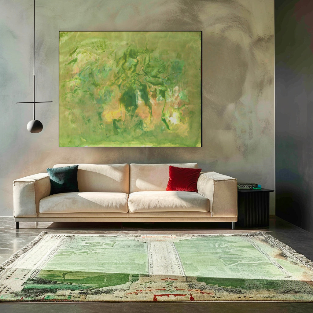 Misty Forest Framed Art Print