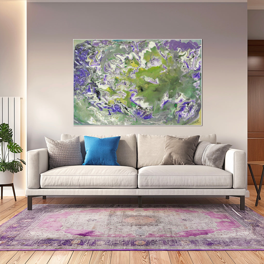 Color Splash Framed Art Print