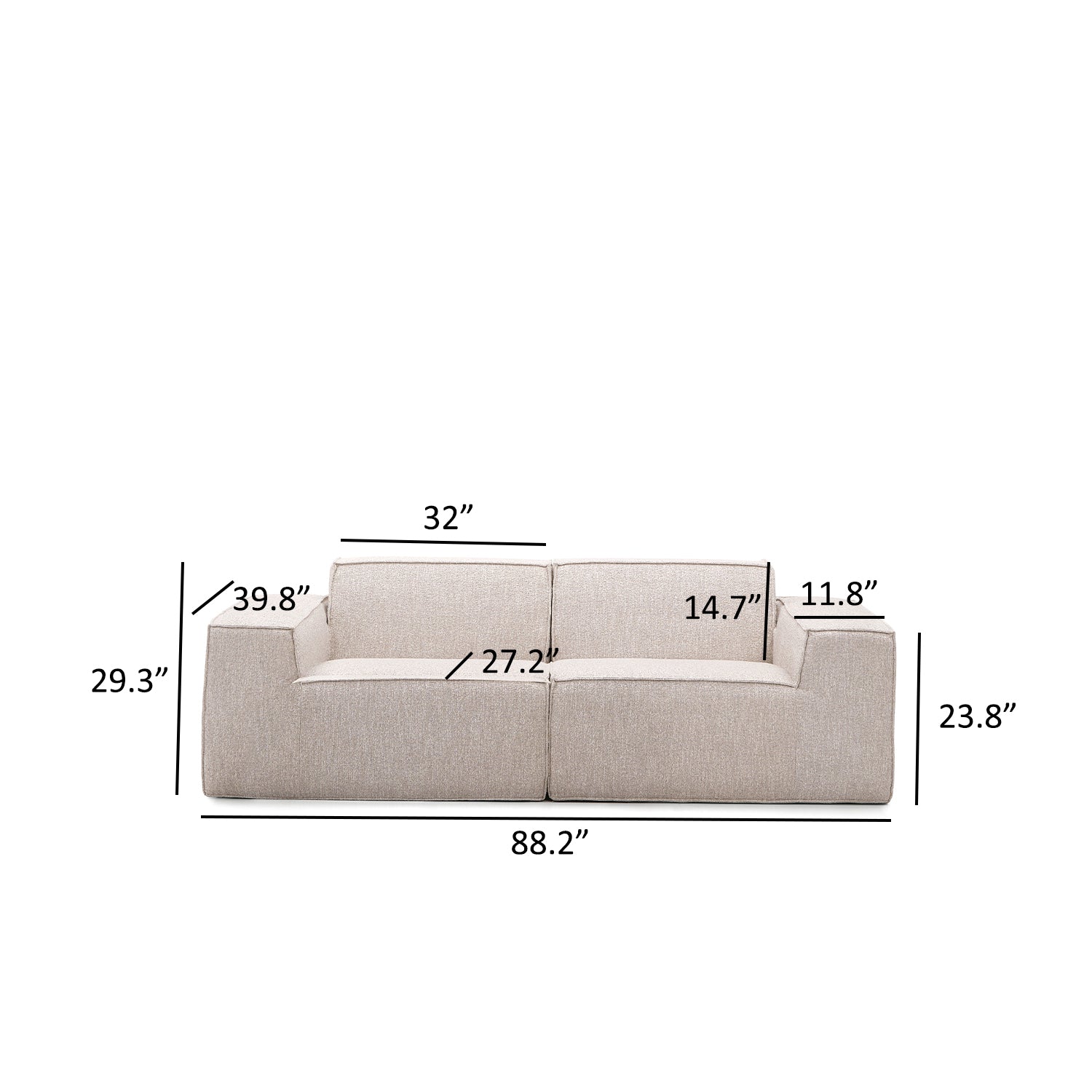 High-Quality Performance Linen sofa