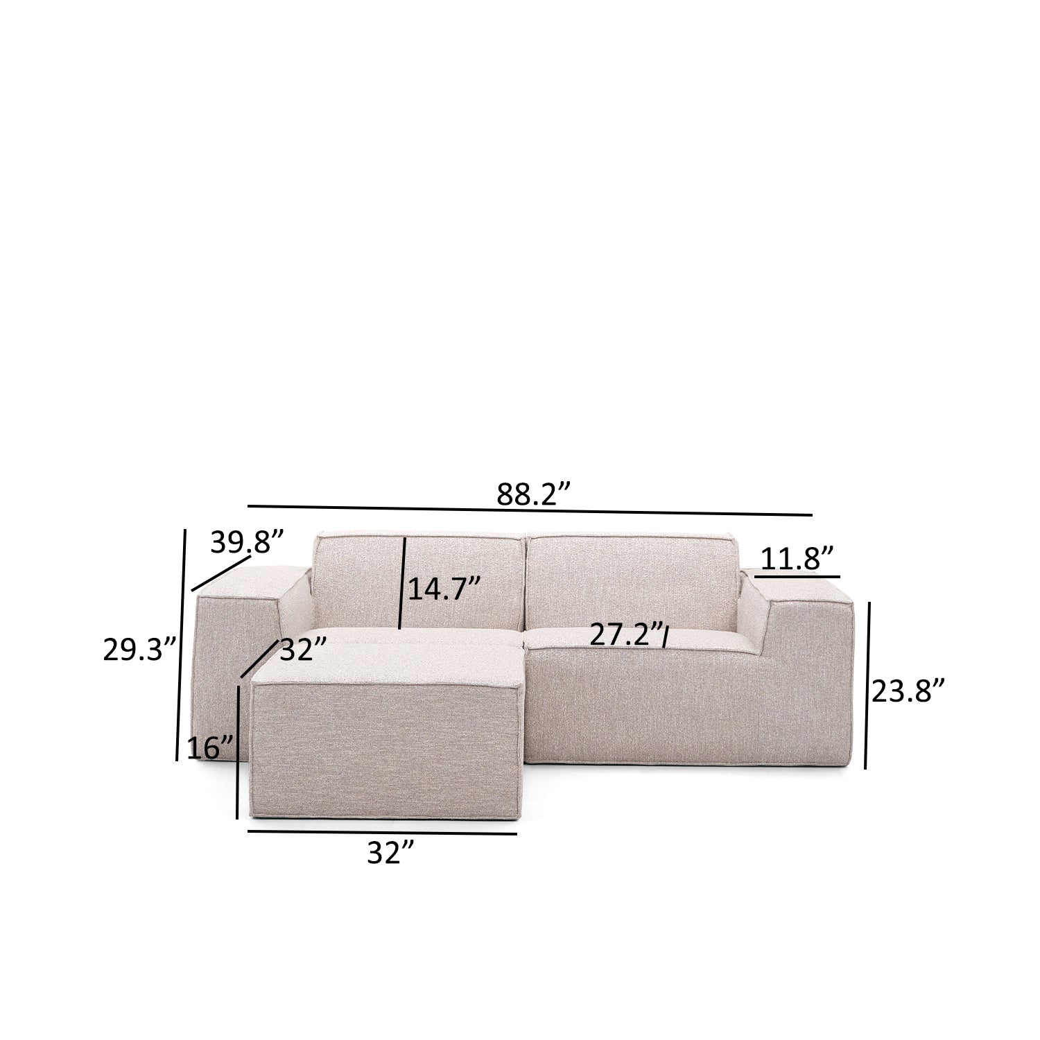 High-Quality Performance Linen sofa