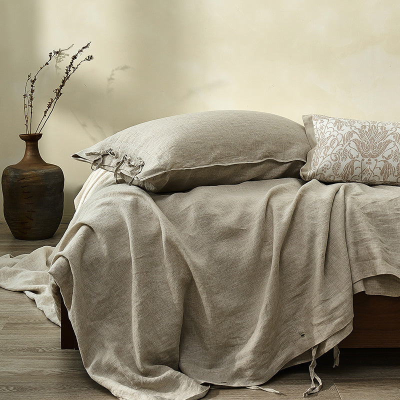 Gentle 100% Hemp Linen 4-piece Bedding Set