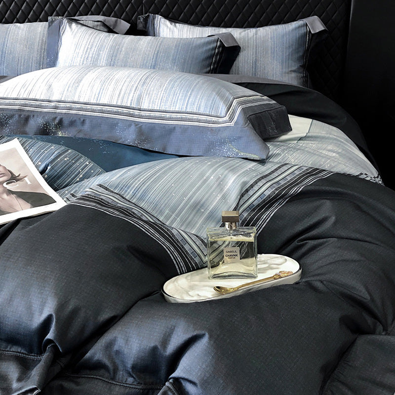 Soft Cotton Starry Night 4-piece Bedding Set